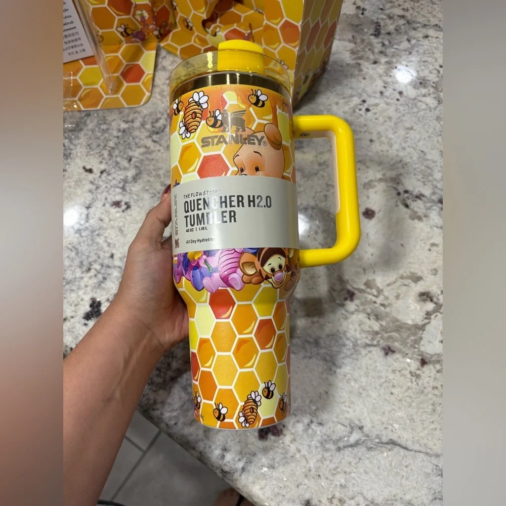 Stanley Winnie the Pooh Tumbler with Handle - Picture 2 of 3